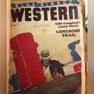 1947 Blue Ribbon Western short story magazine/book